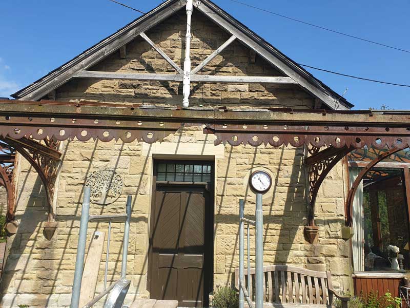 Old Railway Station Roof Before Image